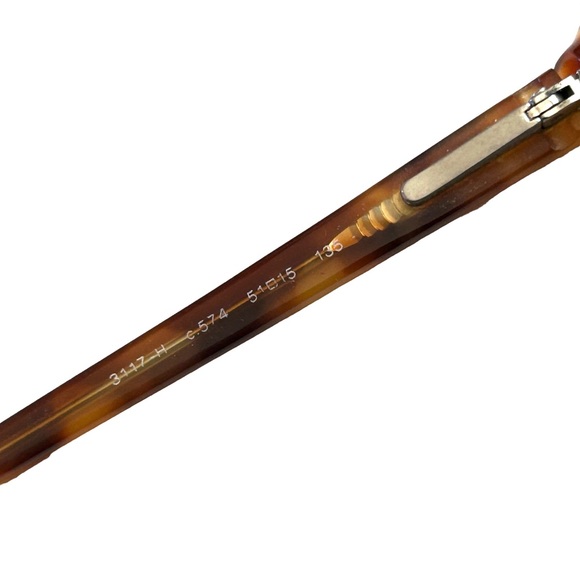 Authentic Chanel Glasses 3117 Brown w Pearl CC Eyeglasses w Case - Picture 2 of 12